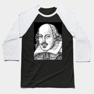 WILLIAM SHAKESPEAR ink portrait Baseball T-Shirt